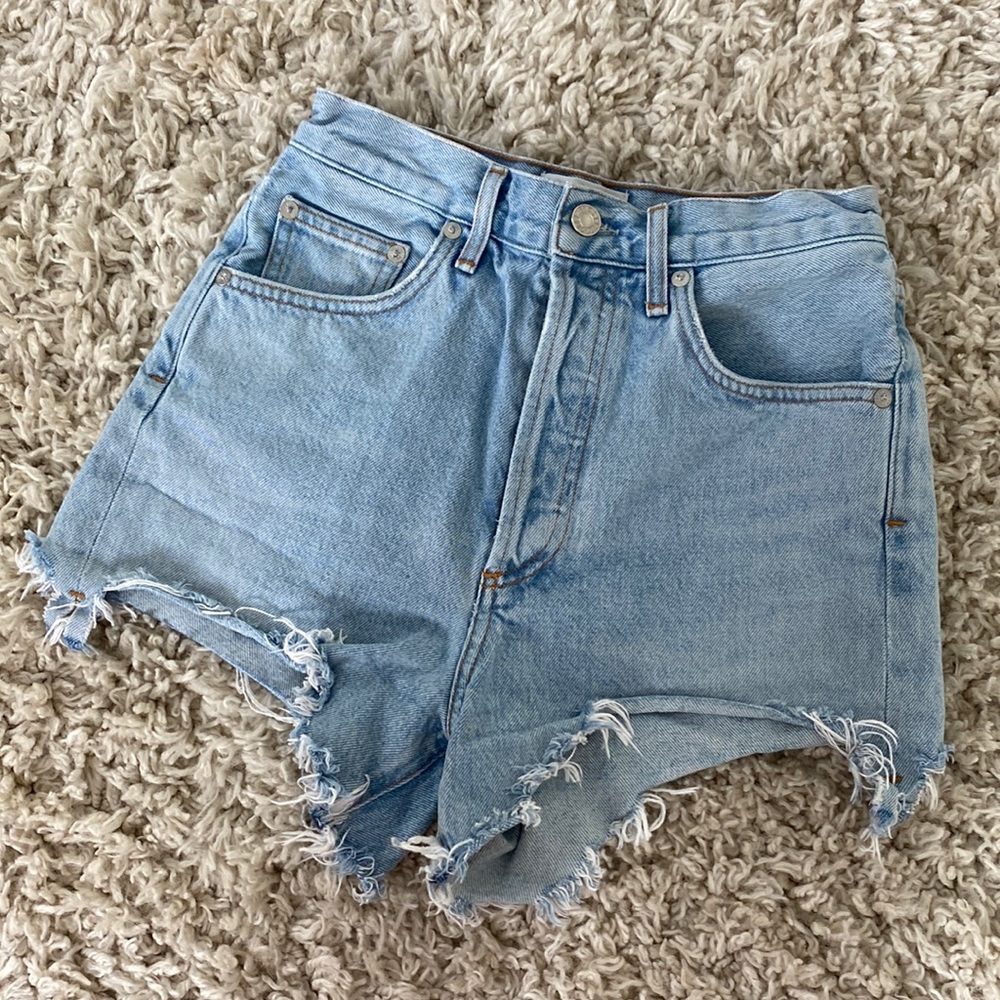 Agolde Button Fly Shorts